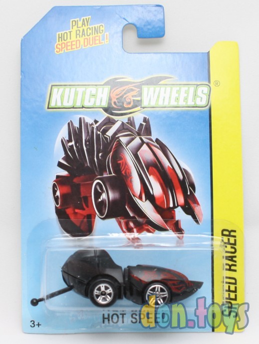 Машинка-мутант черный скорпион гнущаяся "Kutch Whells" для треков и паркингов "Kutch Whells", фото 1