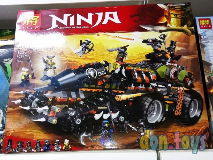 ​Конструктор LELE NINJA 31153 Стремительный странник, на 1236 деталей, (аналог Lego Ninjago 70654), фото 2