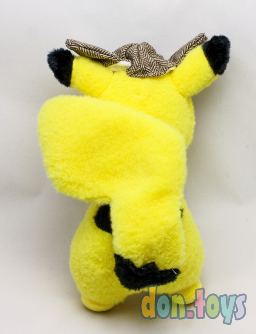 ​Мягкая игрушка детектив Покемон Пикачу в кепке, 28 см, фото 5