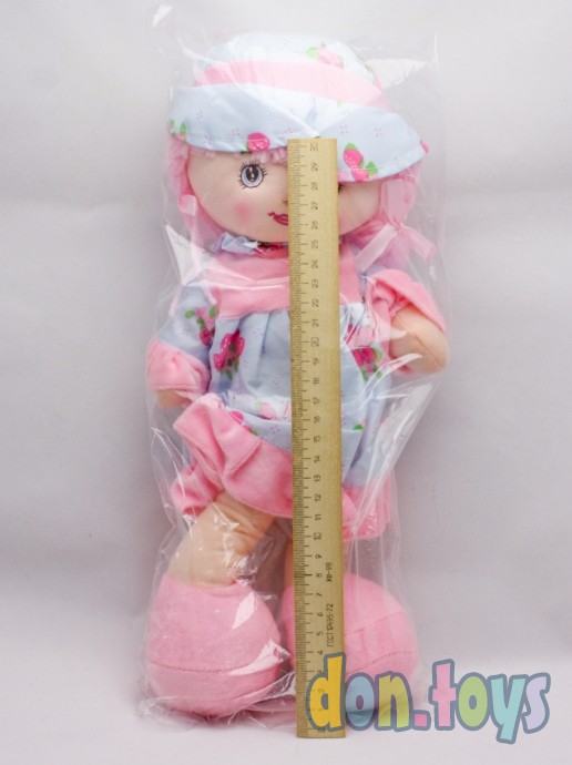 ​Кукла мягкая 36 см в шляпке, в пакете, арт. 38940, фото 3