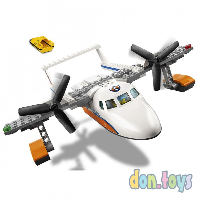​Конструктор Bela 10751 (Аналог Lego City 60164) "Спасательный самолет береговой охраны" 153 детали, фото 3