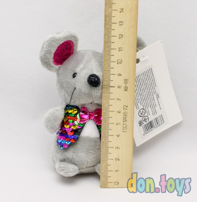 ​Мягкая игрушка мышка, 12 см, арт. c38963, фото 3