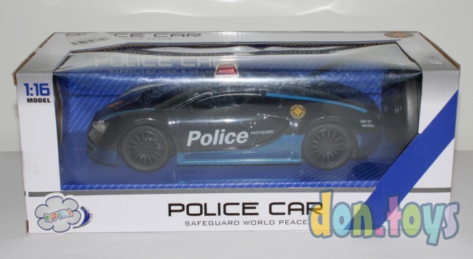 ​Машинка на радиоуправлении Police car Bugatti Veyron 26 см, фото 2