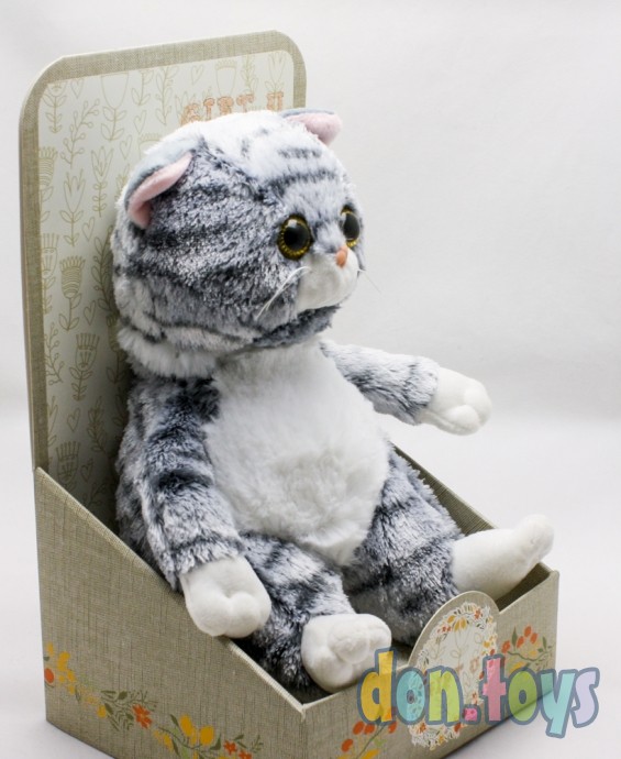 ​Мягкая игрушка Игруша Полосатый кот 20 см, фото 3
