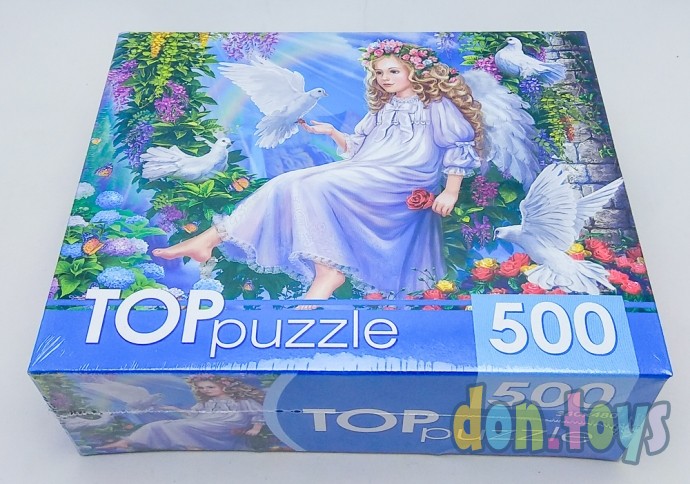 ​TOPpuzzle Пазлы 500 элементов, Ангелок в саду, арт. ХТП500-4239, фото 2