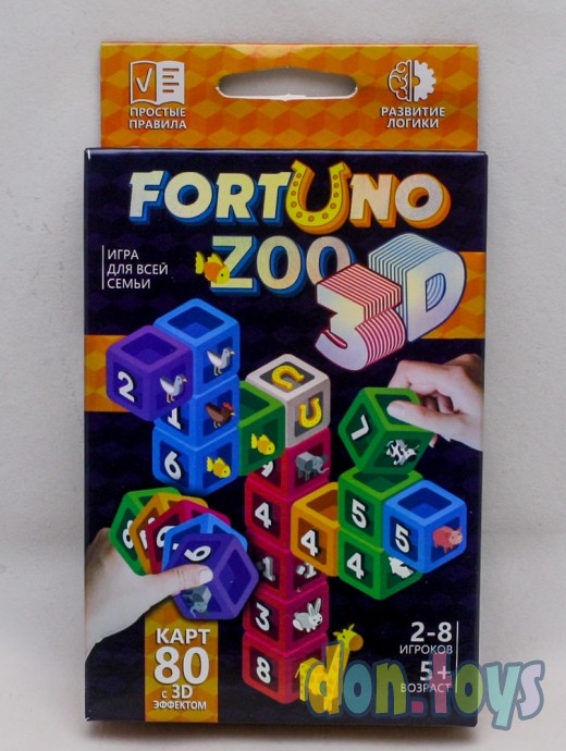 ​Настольная игра «Фортуно», 3D ZOO, арт. G-F3D-02, фото 1