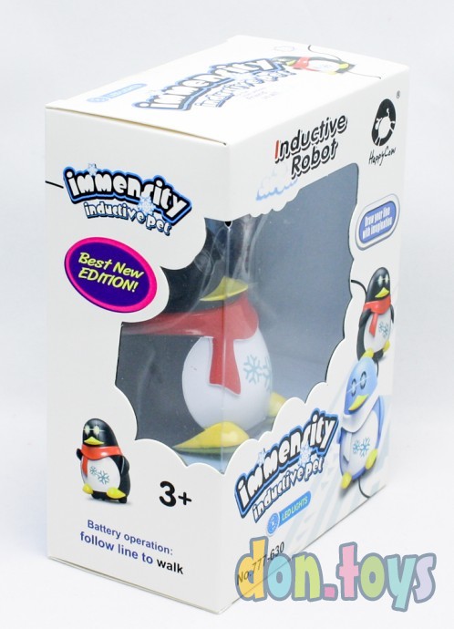 Индуктивная игрушка Робот Пингвин с индуктивным сенсором LED, фото 4