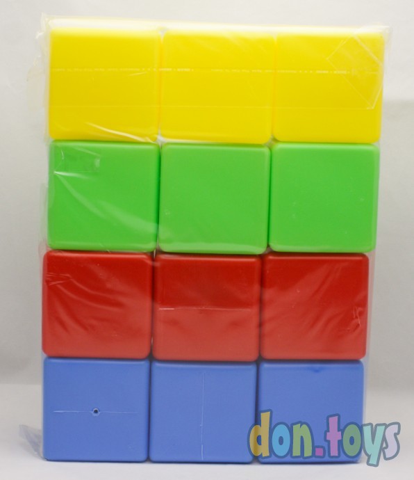 ​Пластиковые выдувные кубики, 12 шт., арт. K12-0813, Рыжий кот, фото 2