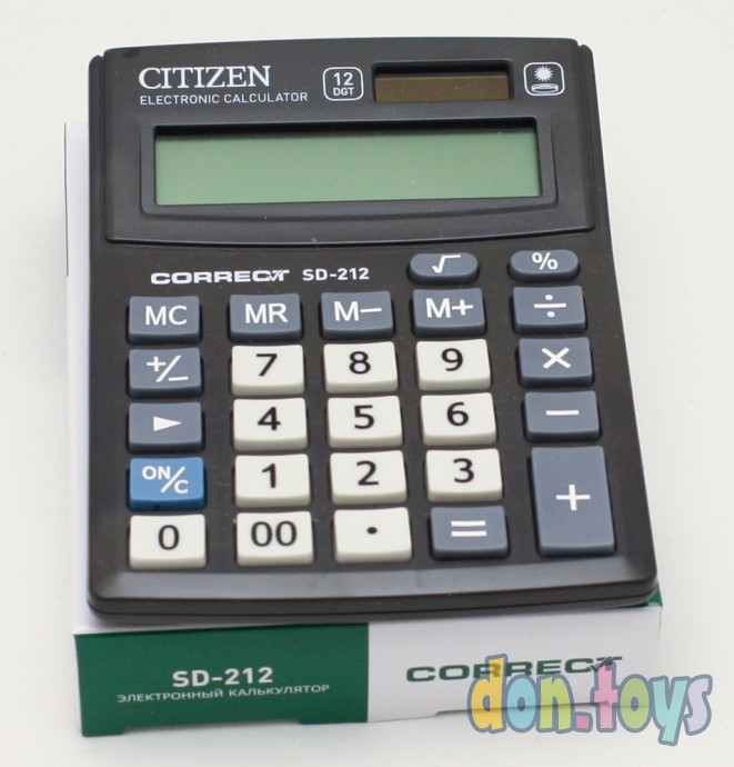 Калькулятор Citizen Correct CD-212, фото 2