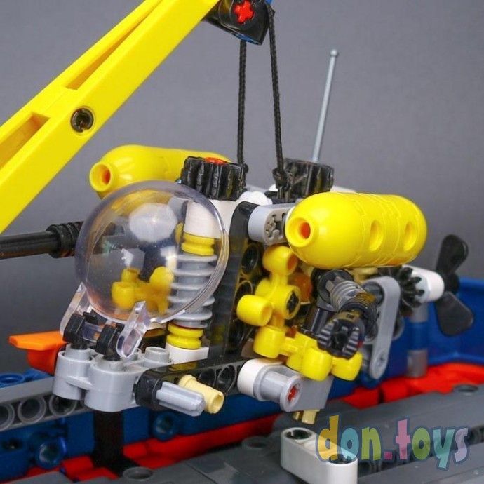 ​Конструктор Decool 3370 2 в 1 Исследователь океана, 1342 деталь, (аналог Lego Technic 42064), фото 7