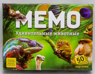 ​Настольная игра Мемо Удивительные животные , арт. 7207