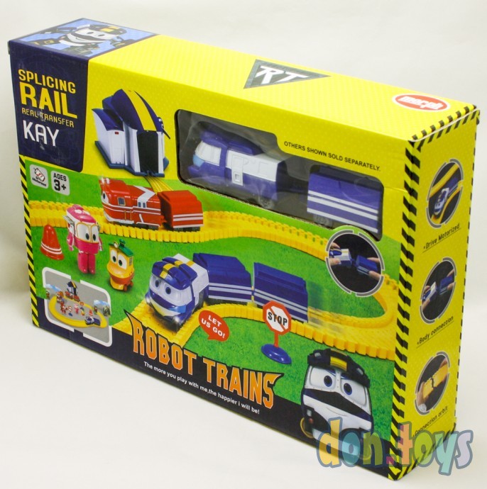 ​Железная дорога Robot Trains, Kay, на батарейках, фото 5