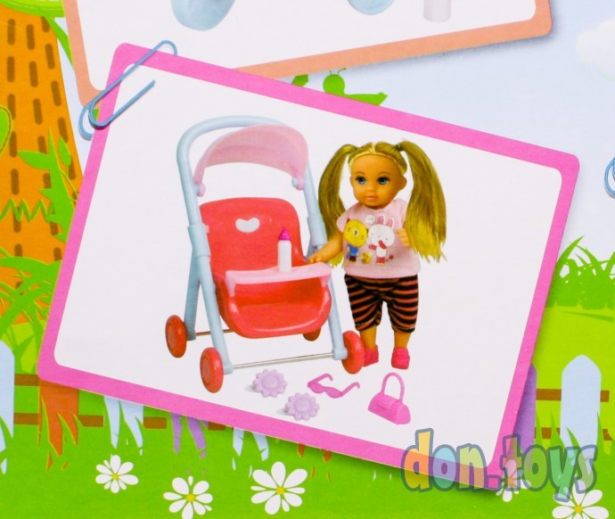 ​Кукла с коляской и аксессуарами, арт. 8238, фото 5