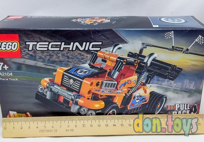Конструктор LEGO Technic 2 в 1 Гоночный грузовик 227 деталей, арт. 42104, фото 3