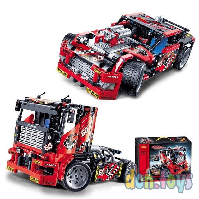 ​Конструктор 3360 (аналог Lego Technic 42041) "Гоночный грузовик" 608 дет ., фото 3