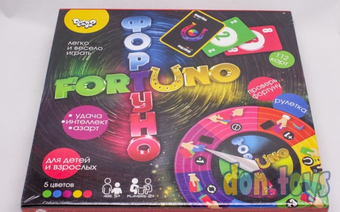 ​Настольная игра серия «ФортУно» (112 карт + рулетка), арт. UF-02, фото 4