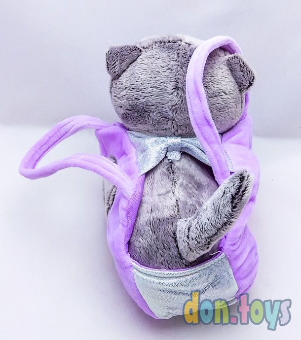 Котик в сумочке, фиолетовая, фото 7