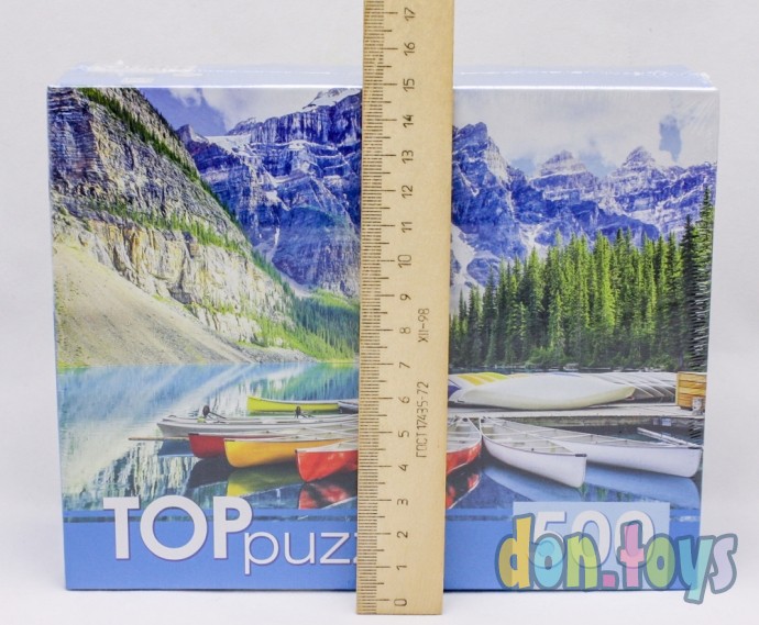 ​TOPpuzzle Пазлы 500 элементов, Альпийское озеро, арт. ГИТП500-4210, фото 2