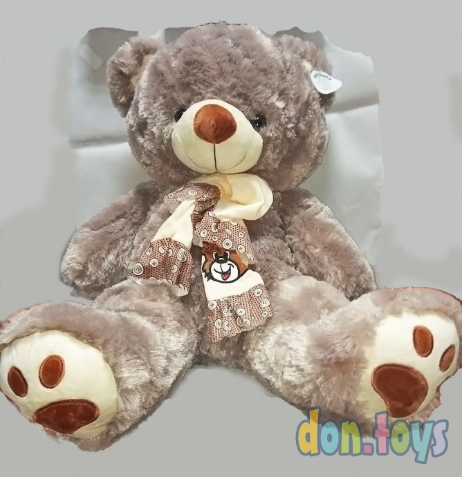 ​Мягкая игрушка Медведь в шарфе, 60 см, фото 1