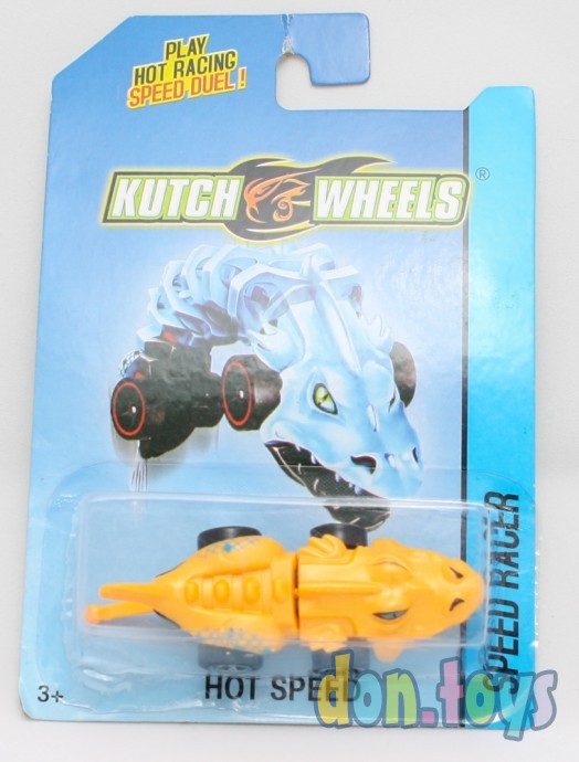 Машинка - мутант желтая "Kutch Whells", фото 3