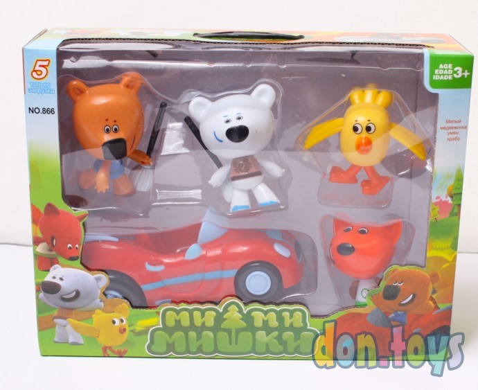 Игровой набор фигурок "Ми-ми-мишки"с машиной, фото 1