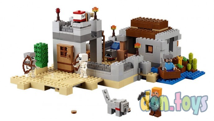 ​Конструктор Bela 10392 Minecraft "Пустынная станция" (аналог Lego Майнкрафт 21121), 519 дет., фото 3