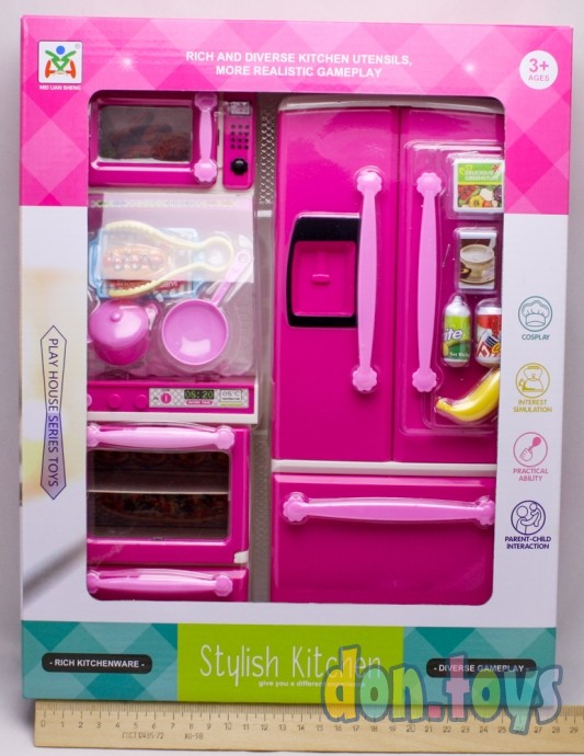 ​Игровая кухня для кукол типа Барби с аксессуарами, арт. 8206, фото 1