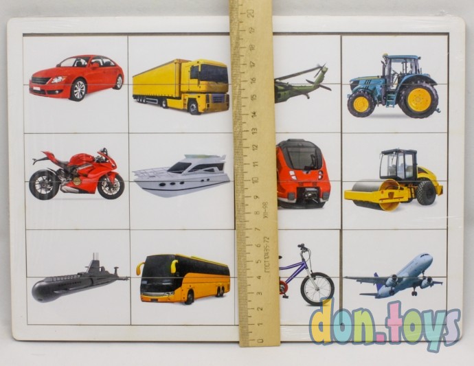 ​Карточки Домана с пазлами «Транспорт», арт. 4276131, фото 4