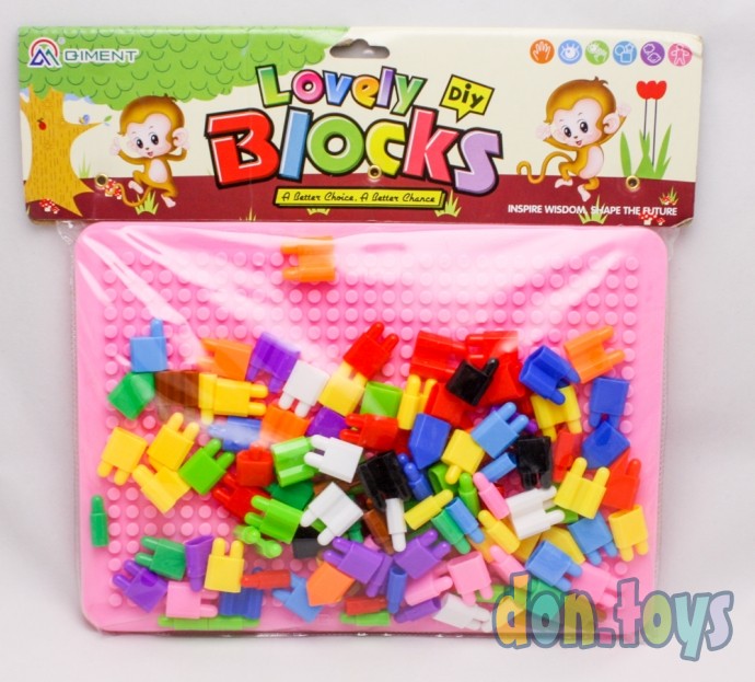 ​Мозаика Lovely blocks разноцветная с хедером, фото 1