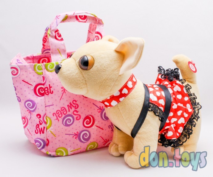 ​Мягкая игрушка Собачка в сумочке, типа Чи-чи-лав, арт. 33970, фото 1