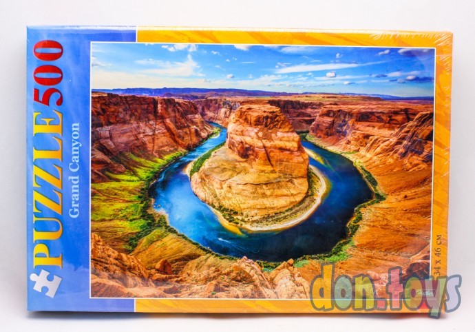 Пазлы Hatber 500 дет. Гранд каньон, размер А2, арт. 500ПЗ2_10097, фото 1