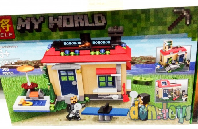 ​Конструктор Lele 33076 My World (аналог Lego Minecraft) «Дом 3 в 1», 366 деталей, фото 5