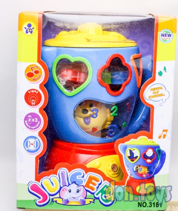 ​Музыкальная игрушка Миксер-горшочек арт. 3181 , сортер, фото 4