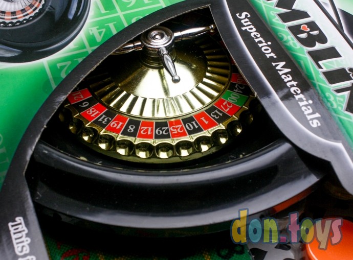 ​Настольная игра Казино, рулетка, 5 игр в наборе: рулетка, покер, блэк-джек, крэпс, покер на костях , фото 3