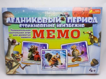 ​Настольная игра Мемо "Ледниковый период", арт. 12177002Р