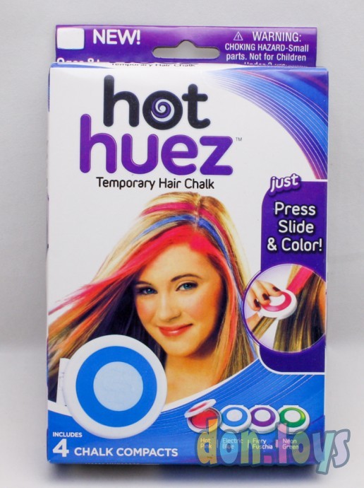 ​Мелки для волос Hot Huez, 4 шт. арт. 0053, фото 4