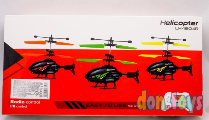​Вертолет, управление от пульта и сенсорное, гироскоп, LED подсветка, аккумулятор, арт. LH - 1804, фото 6