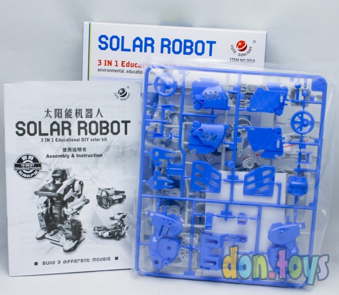 ​Робот конструктор на солнечных батареях (трансформер 3 в 1), Solar Robot, фото 7
