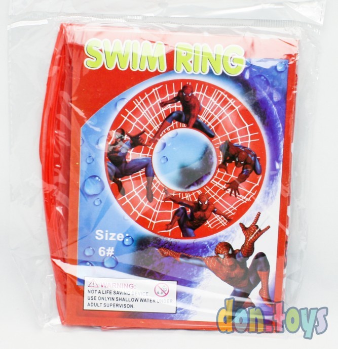 ​Надувной круг Человек паук, диаметр 60 см, фото 1