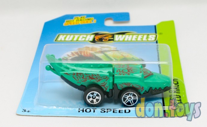 Машинка-мутант зеленая гнущаяся "Kutch Whells" для треков и паркингов "Kutch Whells", фото 2
