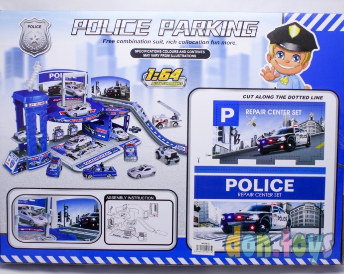 ​Парковка Полиция, 3 машинки, арт. JN28-3, фото 7