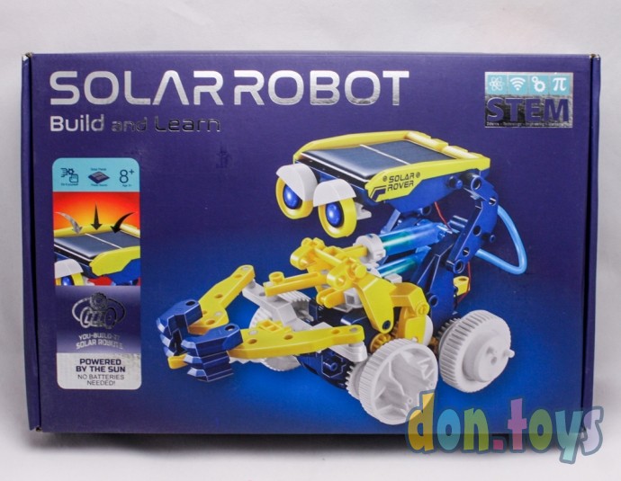 ​Конструктор на солнечных батареях STEM Solar Robot 11 в 1, арт. 220 (10364), фото 1