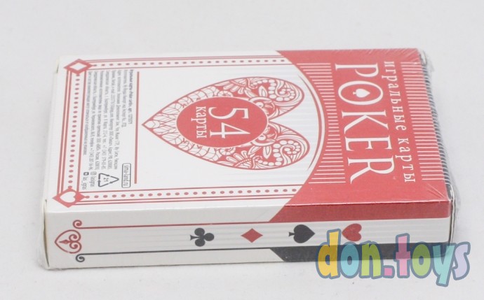 ​Игральные карты «Покерные» 54 карты, 18+, арт. 1275571, фото 4