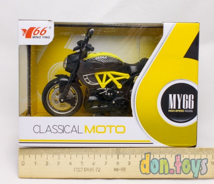 ​Мотоцикл металлопластик, свет, звук, арт. MY 66 - М 1216, фото 2