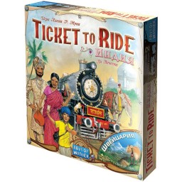 ​Настольная игра Ticket to Ride: Индия и Швейцария (дополнение), арт. арт. 915678, (ПОД Заказ 2-4 не