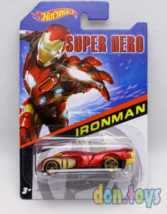 ​Машинка металлопл. HotWACK Super Hero, Железный человек, арт. 1210-26S, фото 1