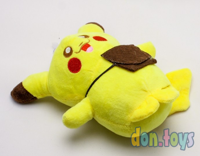 ​Мягкая игрушка Покемон Пикачу с сумочкой, 20 см, фото 5