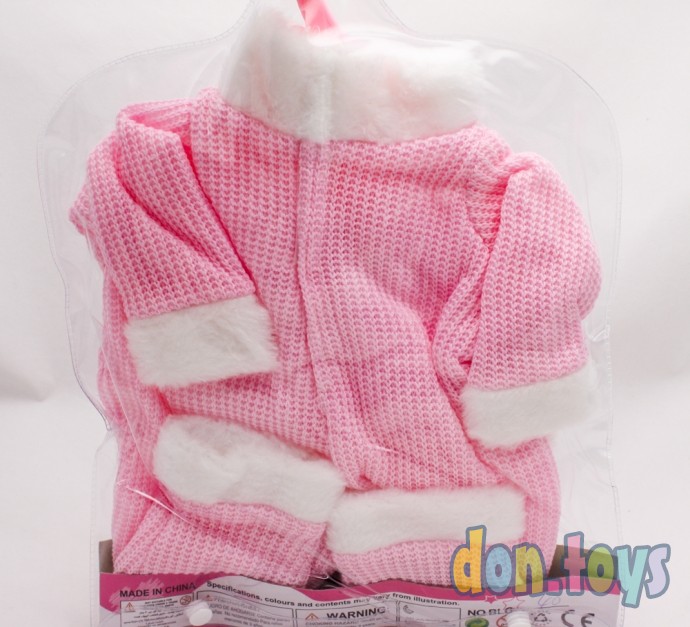 Одежда для кукол типа Беби борн, Комбинезон с шапочкой, арт. BLC 40, фото 2