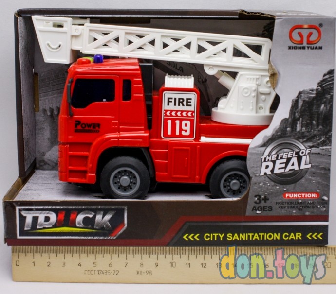 ​Пожарная машина автовышка свет, звук, арт. 899-1 F, фото 1