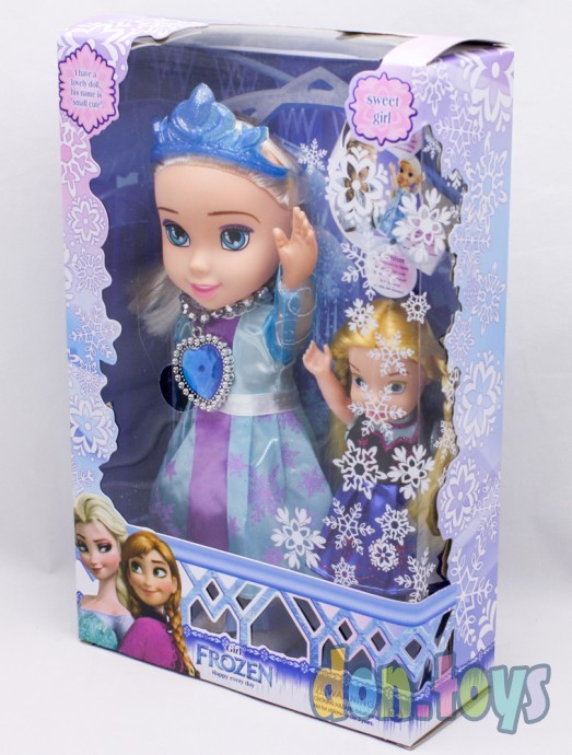 ​Кукла Frozen Эльза музыкальная, в наборе с маленькой куклой, фото 4